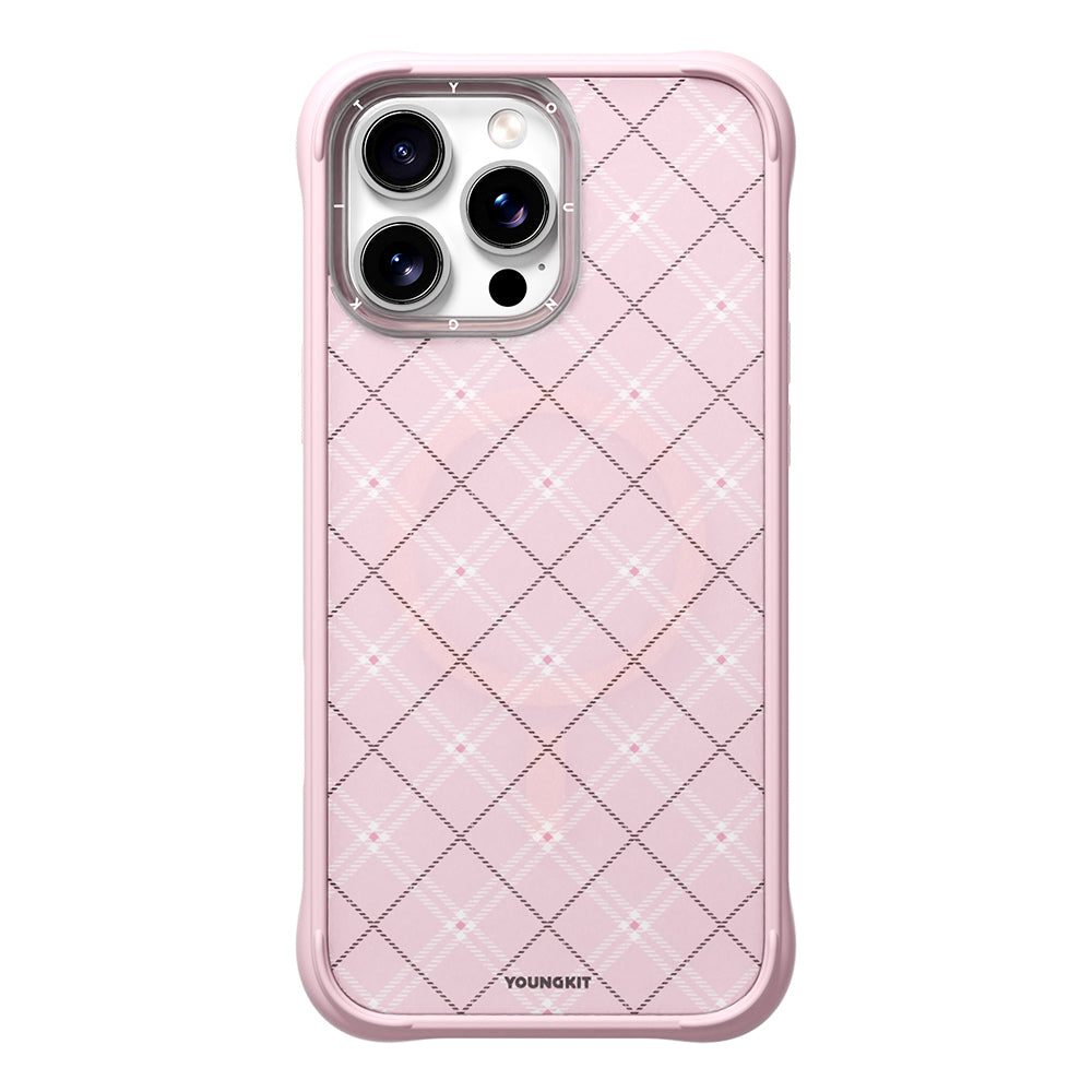 Youngkit Argyle Serisi iPhone 16 Pro Max Magsafe Telefon Kılıfı Youngkit Argyle Serisi iPhone 16 Pro Max Magsafe Telefon Kılıfı
